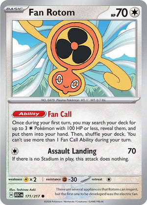 Fan Rotom - 171/217 [ASC - 171/217]
