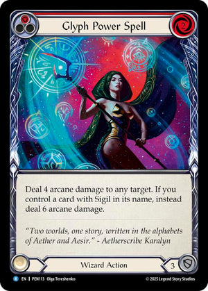Glyph Power Spell (Red) [PEN - PEN113]
