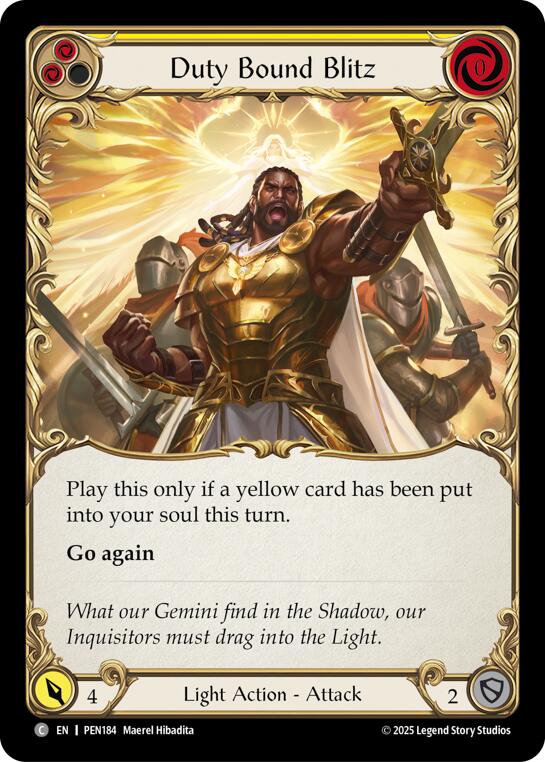 Duty Bound Blitz (Yellow) [PEN - PEN184]