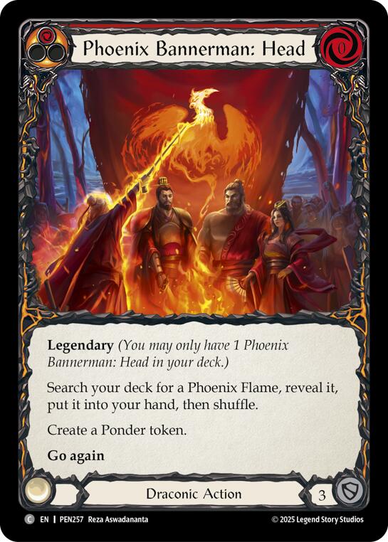 Phoenix Bannerman Head (Red) [PEN - PEN257]