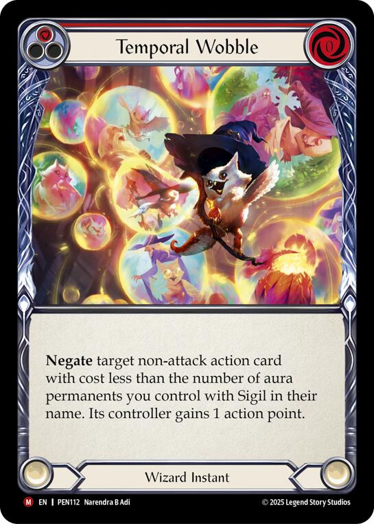 Temporal Wobble (Red) [PEN - PEN112]