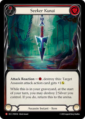 Seeker Kunai (Red) [PEN - PEN142]