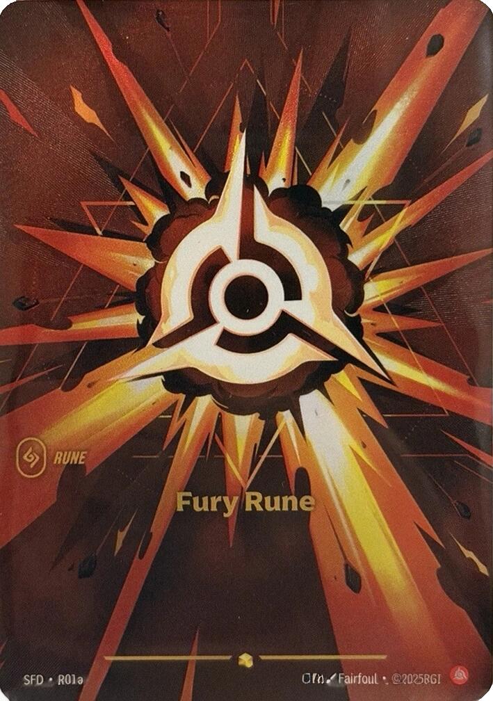 Fury Rune (Alternate Art) [SPF - R01a]