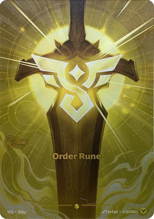 Order Rune (Alternate Art) [SPF - R06a]