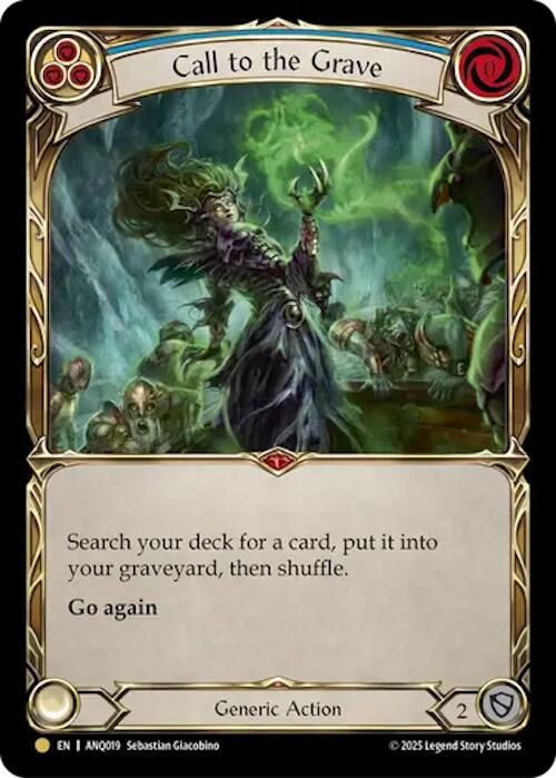 Call To The Grave (Blue) (ANQ019) [ANQ]