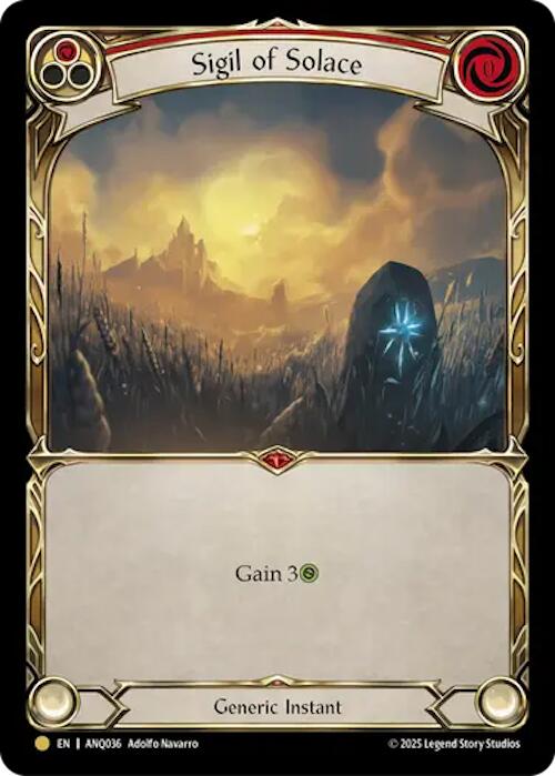 Sigil Of Solace (Red) (ANQ036) [ANQ]