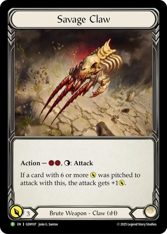 Savage Claw [GEM - GEM107]