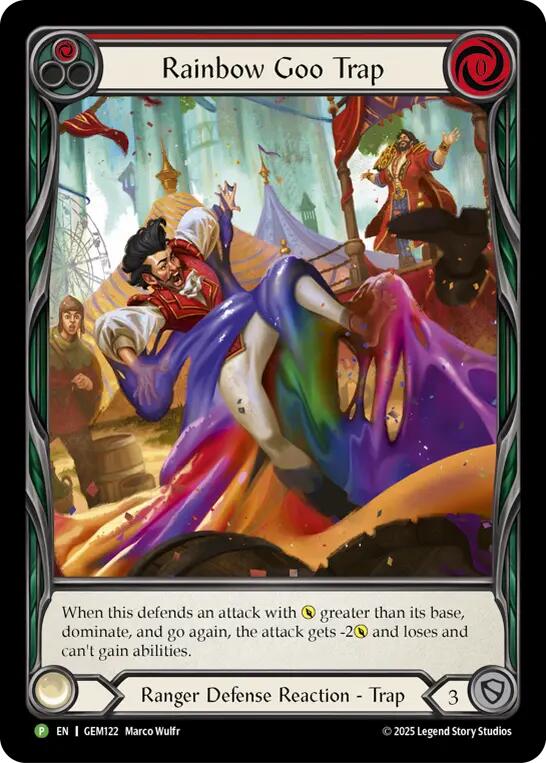 Rainbow Goo Trap (Red) [GEM - GEM122]
