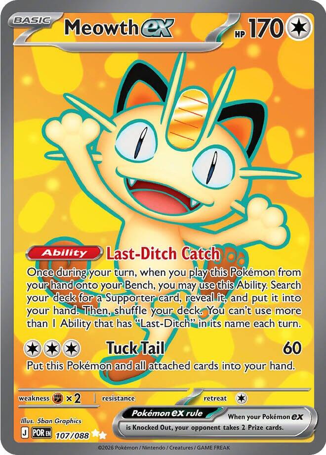 Meowth ex - 107/088 [ME03 - 107/088]
