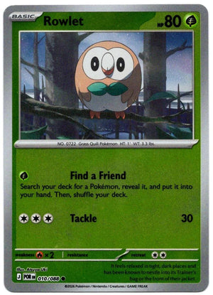 Rowlet - 010/088 [POR - 010/088] Non- Foil