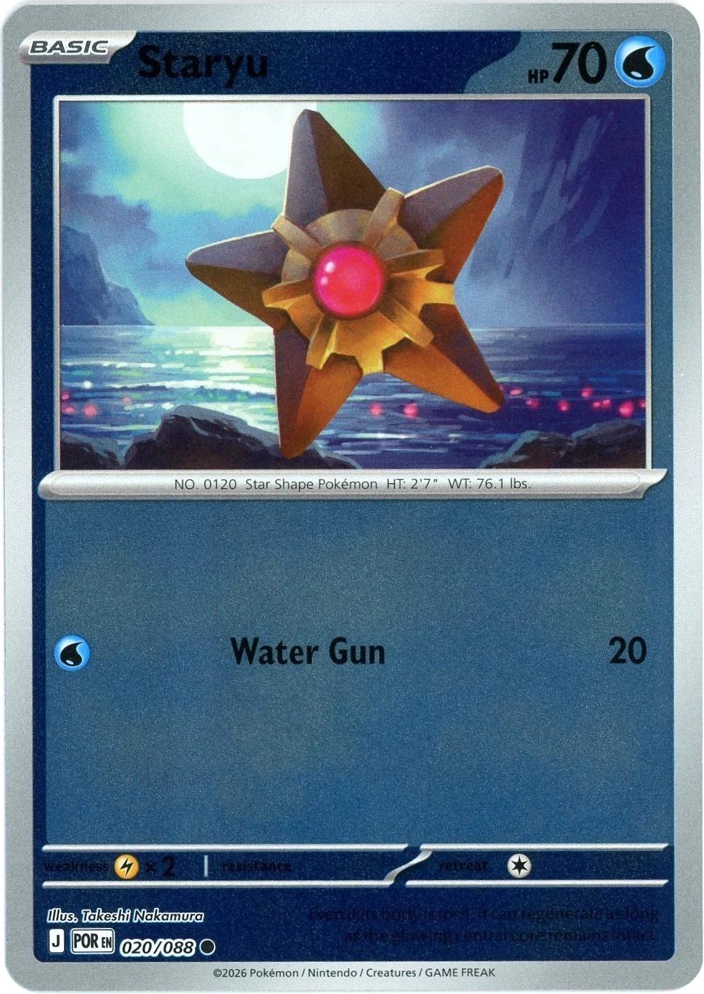 Staryu [POR - 020/088] Non- Foil
