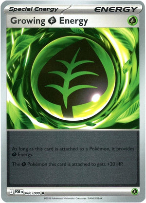 Growing Grass Energy [POR - 086/088] Holofoil