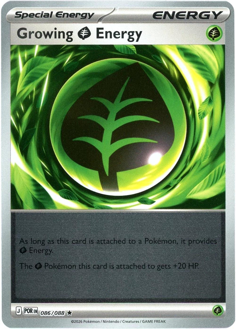 Growing Grass Energy [POR - 086/088] Holofoil