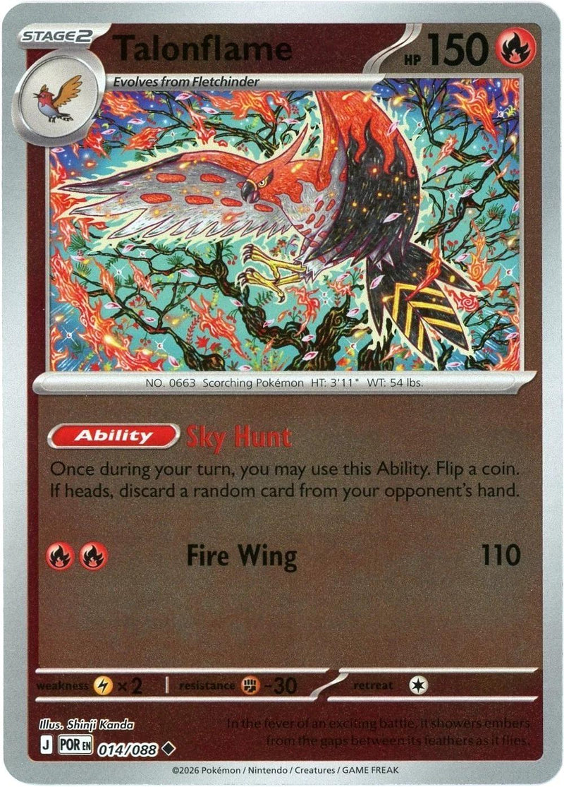 Talonflame - 014/088 [POR - 014/088] Non- Foil