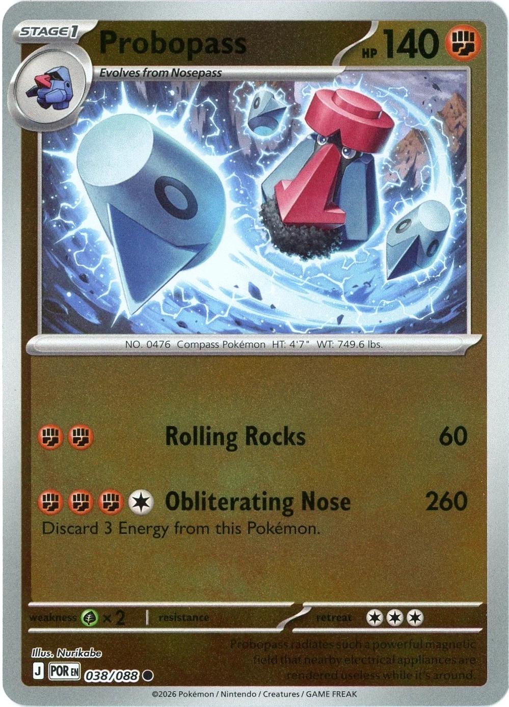 Probopass - 038/088 [POR - 038/088] Non- Foil