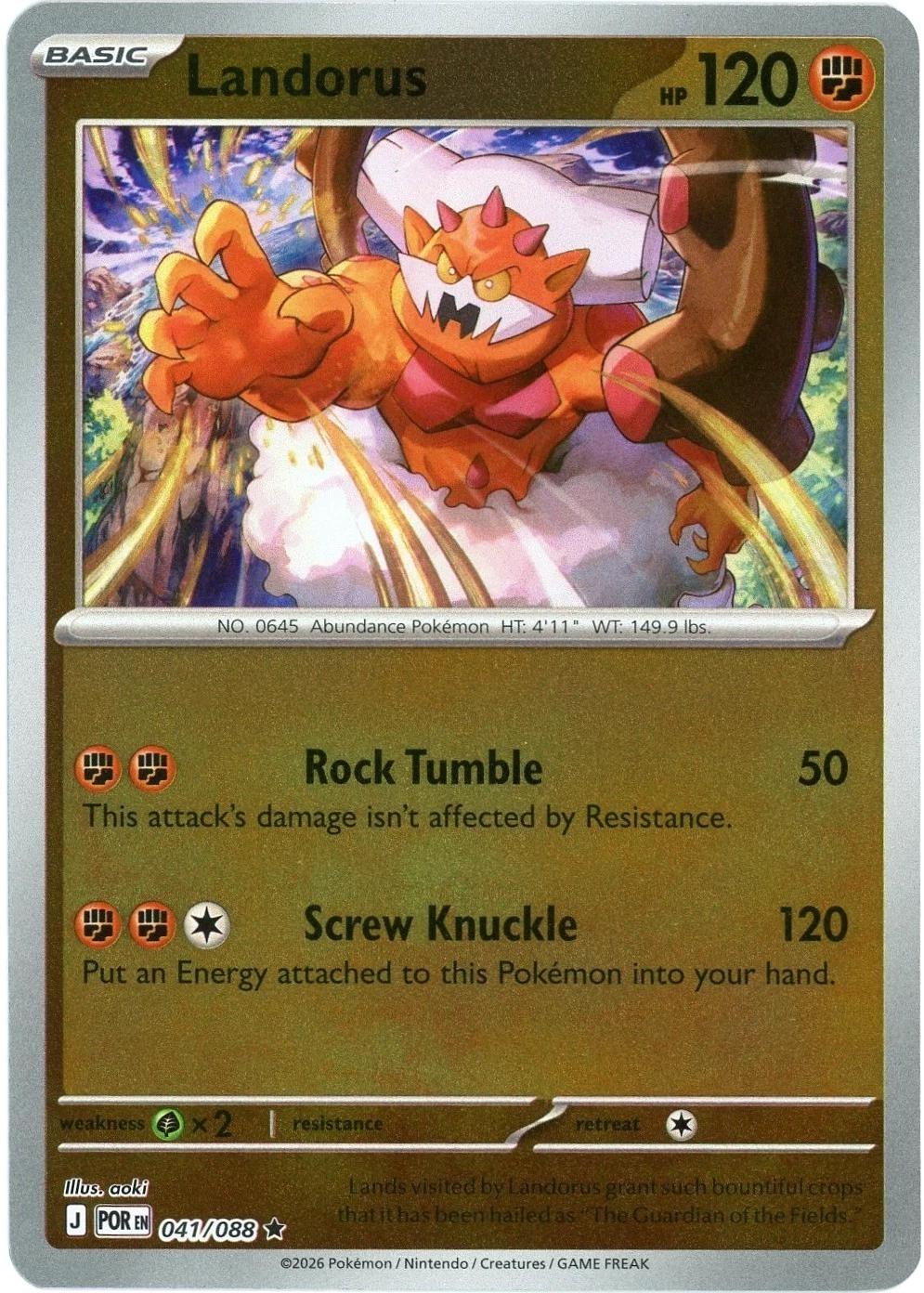 Landorus [POR - 041/088] Holofoil