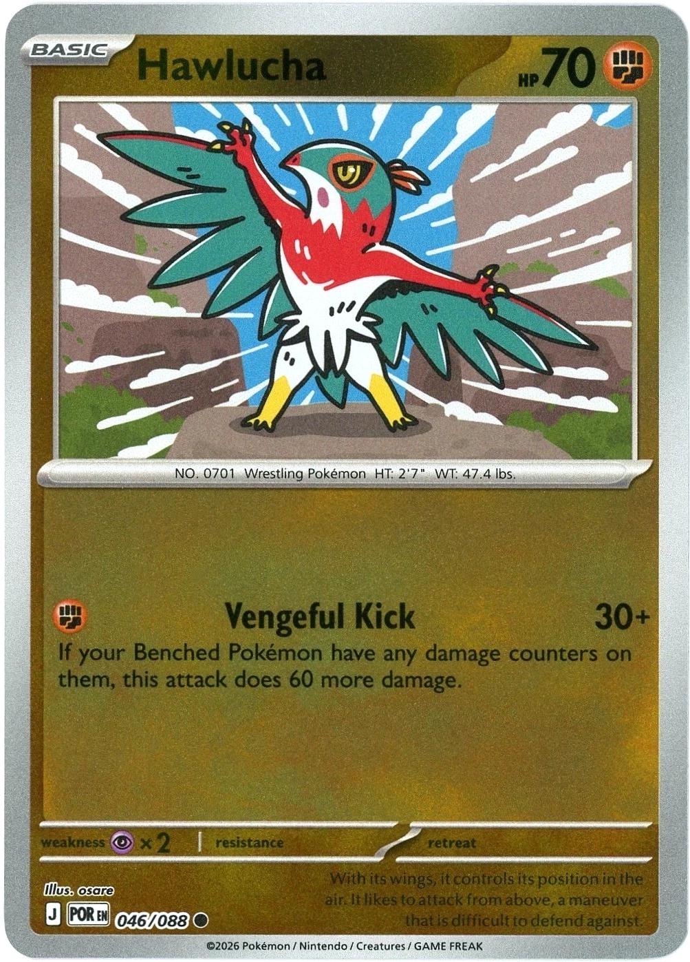 Hawlucha [POR - 046/088] Non- Foil