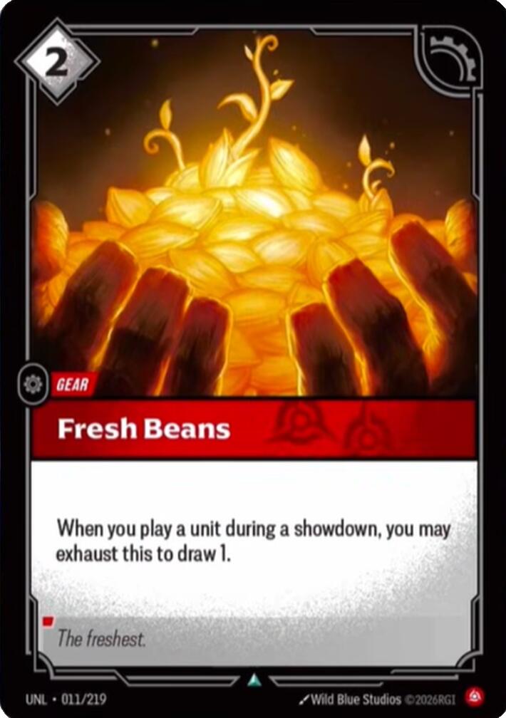 Fresh Beans [UNL - 011/219]