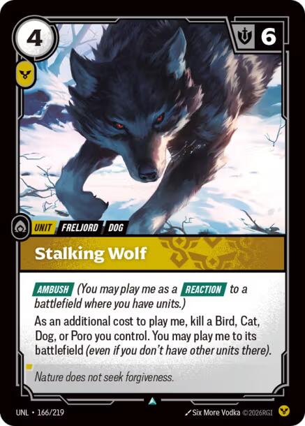 Stalking Wolf [UNL - 166/219]