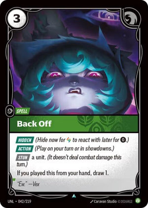 Back Off [UNL - 042/219]