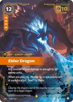 Elder Dragon (Alternate Art) [UNL - 118a/219]