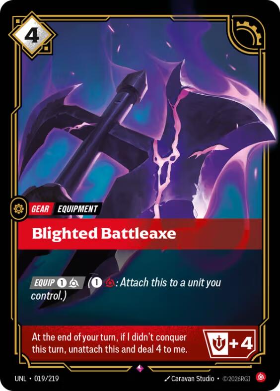 Blighted Battleaxe [UNL - 019/219]