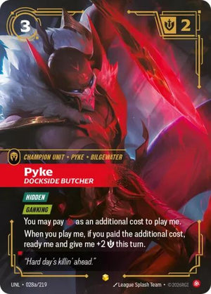 Pyke - Dockside Butcher (Alternate Art) [UNL - 028a/219]