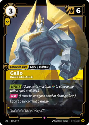 Galio - Indefatigable [UNL - 171/219]