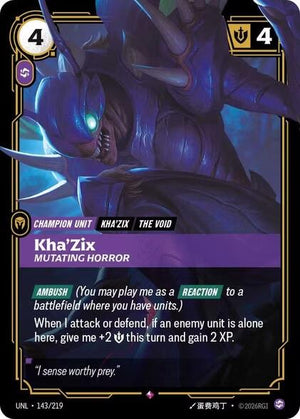 Kha'Zix - Mutating Horror [UNL - 143/219]