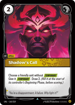 Shadow's Call [UNL - 165/219]