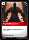 Right of Conquest [UNL - 015/219]