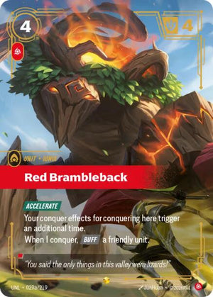 Red Brambleback (Alternate Art) [UNL - 029a/219]