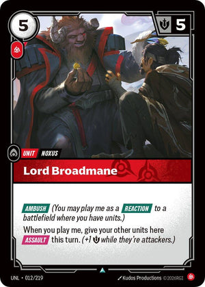 Lord Broadmane [UNL - 012/219]
