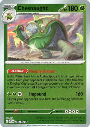 Chesnaught [CRI - 007/086] Holofoil