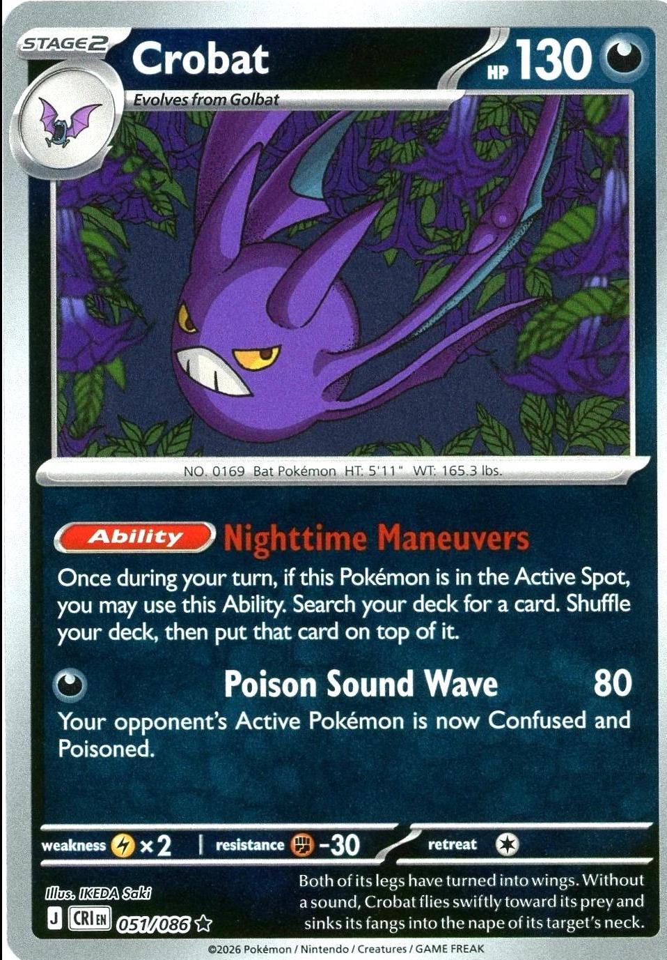Crobat - 051/086 [CRI - 051/086] Holofoil