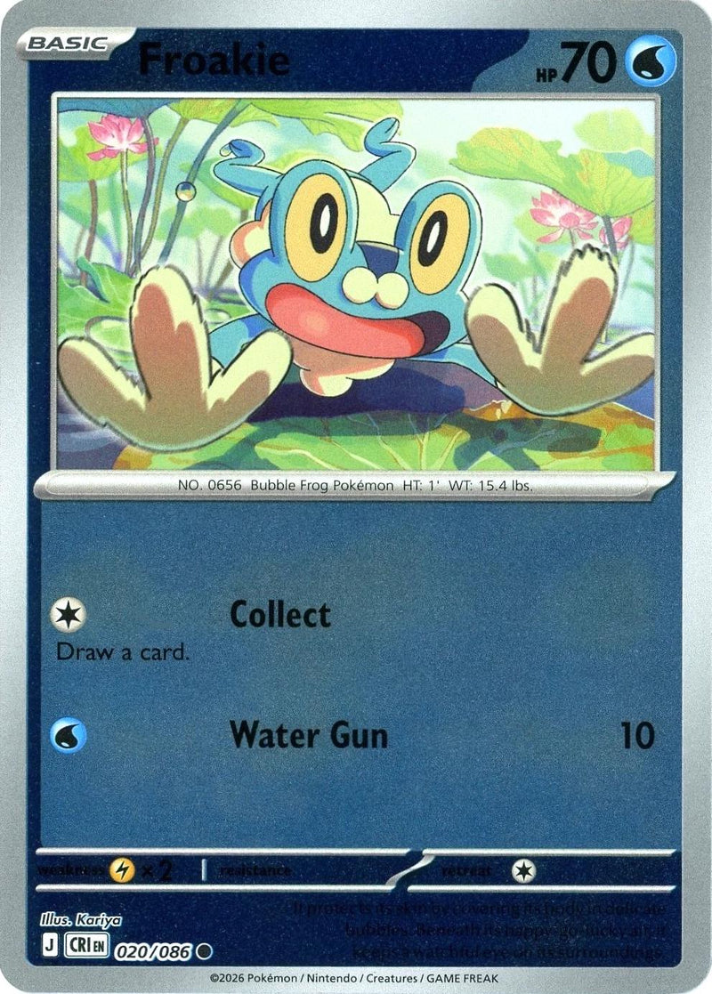 Froakie - 020/086 [CRI - 020/086] Non- Foil