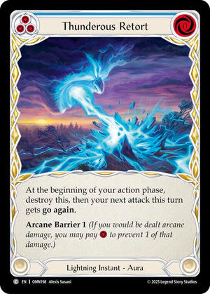 Thunderous Retort (Blue) [OMN - OMN198]