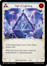 Sigil Of Lightning (Blue) [OMN - OMN200] Non- Foil