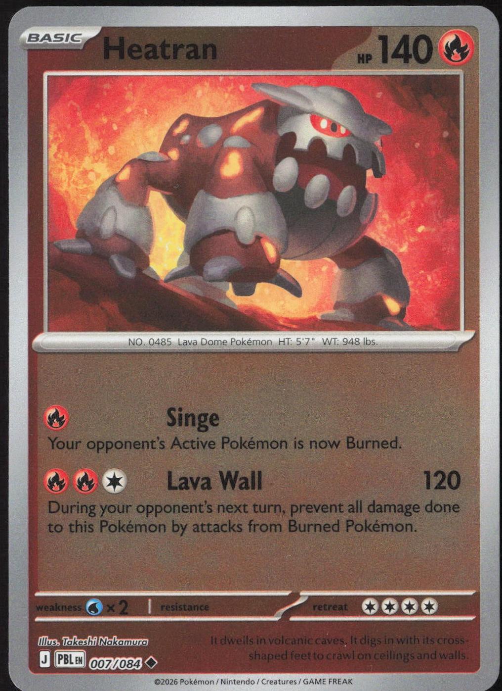 Heatran [PBL - 007/084] Non- Foil