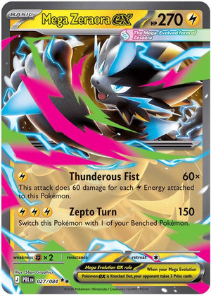 (Preorder) Mega Zeraora ex - 027/084 [ME05 - 027/084]