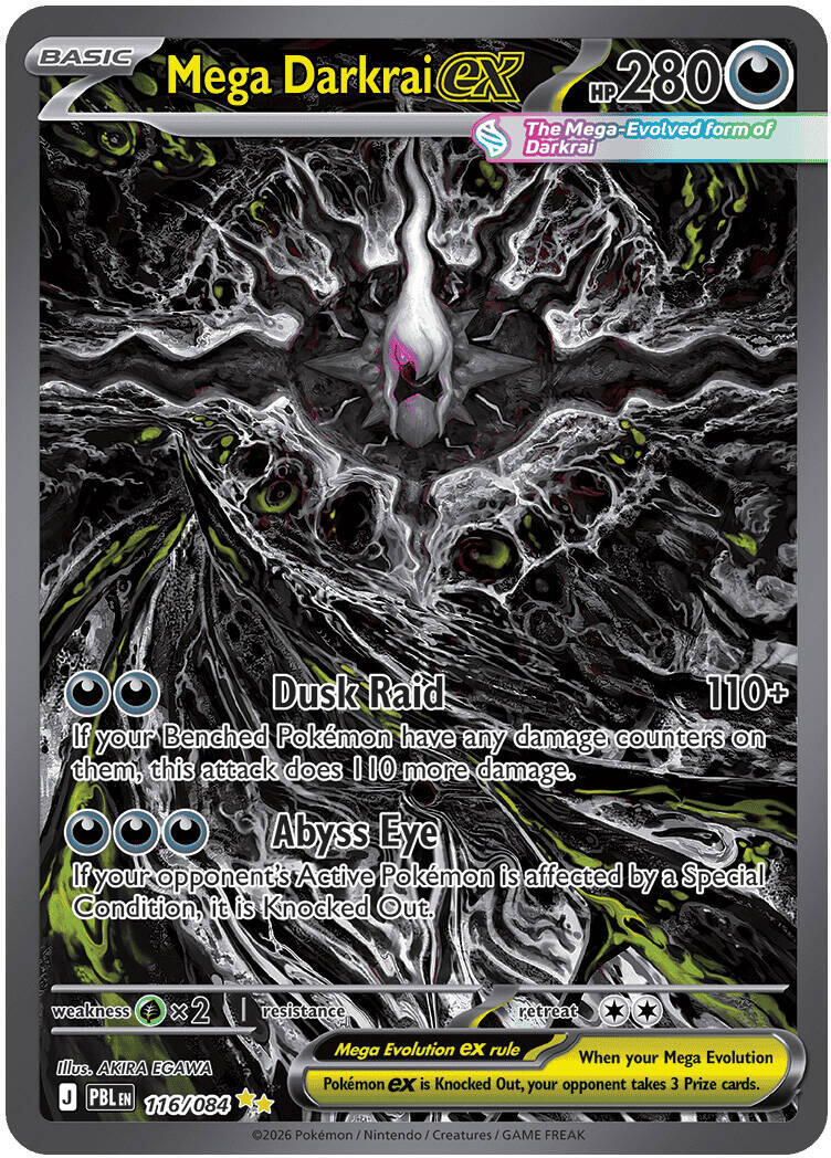 (Preorder) Mega Darkrai ex - 116/084 [ME05 - 116/084]