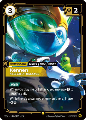 Kennen - Keeper of Balance (Alternate Art) [VEN - 135a/166]