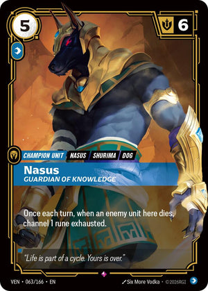 Nasus - Guardian of Knowledge [VEN - 063/166]