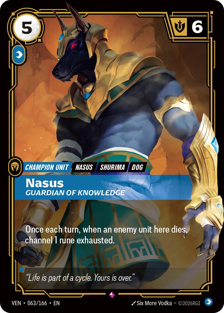 Nasus - Guardian of Knowledge [VEN - 063/166]