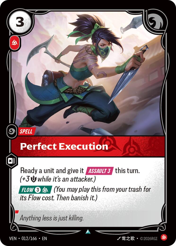Perfect Execution [VEN - 012/166]