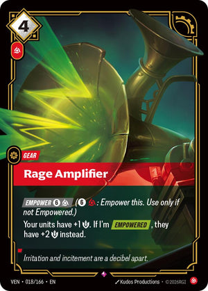 Rage Amplifier [VEN - 018/166]
