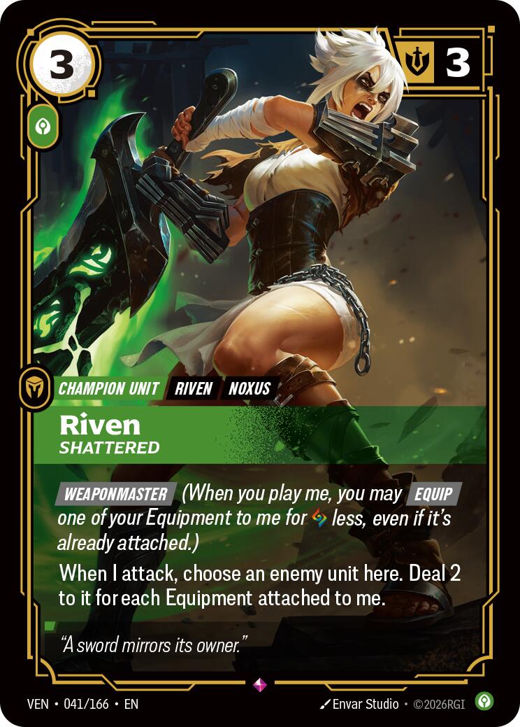 Riven - Shattered [VEN - 041/166]