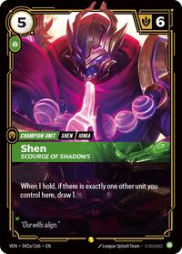 Shen, Scourge of Shadows (Alternate Art) [VEN - 042a/166]
