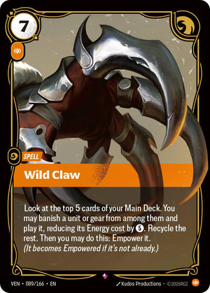 Wild Claw [VEN - 089/166]