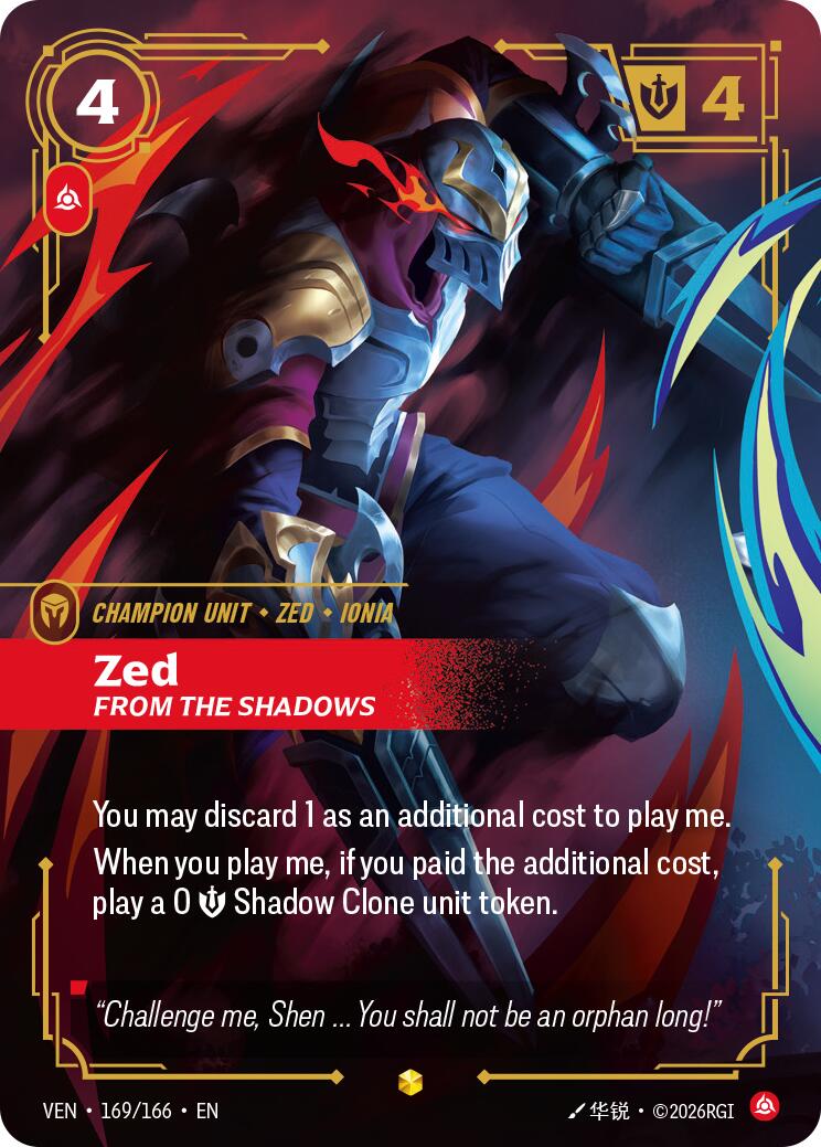 Zed - From the Shadows (Overnumbered) [VEN - 169/166]